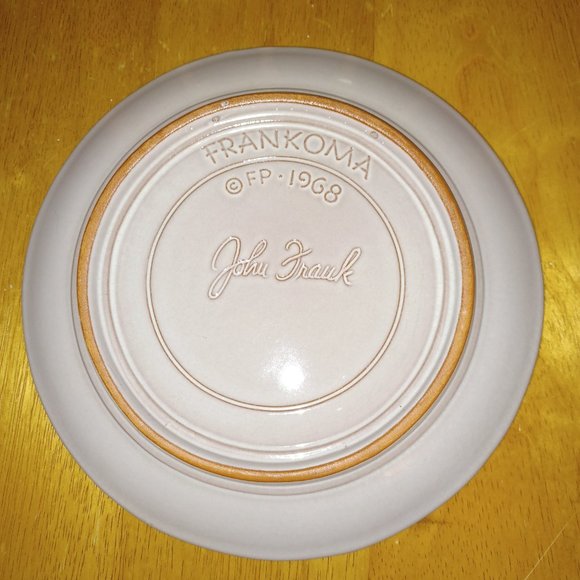 Vintage 1968 Frankoma Collectible Christmas Plate Flight Into Egypt Holy Family - Picture 8 of 9